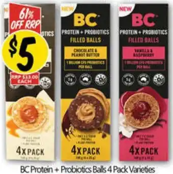 NQR BC Protein + Probiotics Balls offer