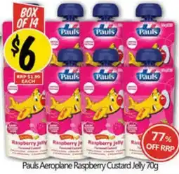 NQR Pauls Aeroplane Raspberry Custard Jelly offer