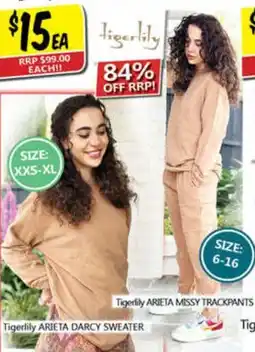 NQR Tigerlily arieta darcy sweater offer