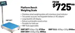 Blackwoods Platform Bench Weighing Scale offer