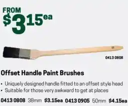 Blackwoods Offset Handle Paint Brushes offer