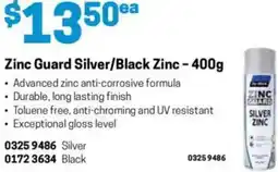 Blackwoods Zinc Guard Silver/Black Zinc offer