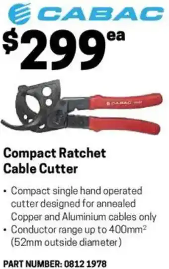 Blackwoods Compact single hand operated cutter offer