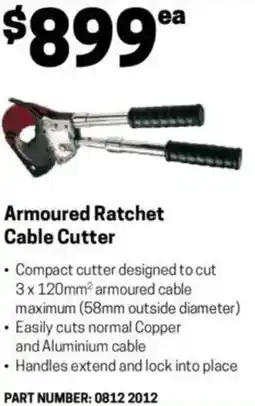 Blackwoods Armoured Ratchet Cable Cutter offer