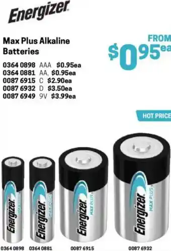 Blackwoods Max Plus Alkaline Batteries offer