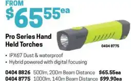 Blackwoods Pro Series Hand Held Torches offer