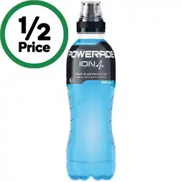 Woolworths Powerade drink flo cap or powerade active water offer