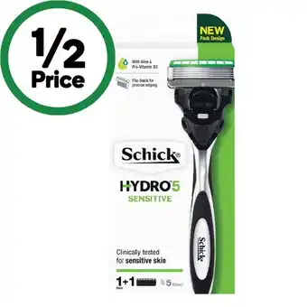 Woolworths Schick Hydro 5 Sense Comfort Kit offer