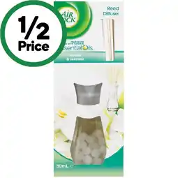 Woolworths Airwick Essential Oils Reed Diffuser 50ml or Essential Oils Plug-In Diffuser 19-21ml offer