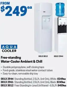 Blackwoods Free-standing Water-Cooler Ambient & Chill offer