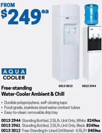 Blackwoods Free-standing Water-Cooler Ambient & Chill offer