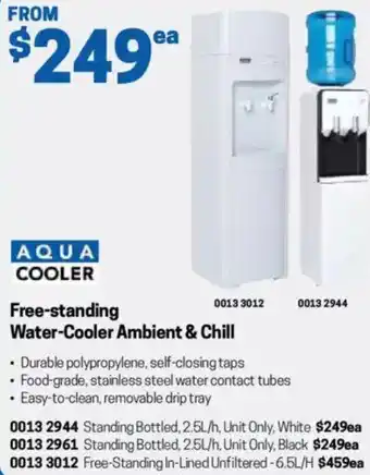 Blackwoods Free-standing Water-Cooler Ambient & Chill offer