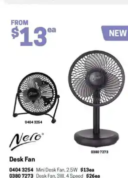 Blackwoods Desk Fan offer