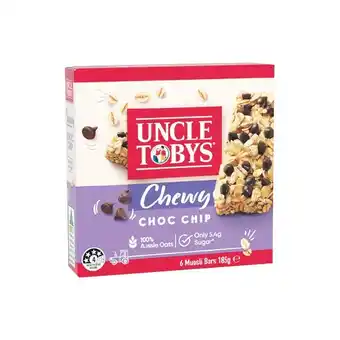 Woolworths Uncle tobys muesli bars offer