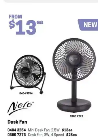 Blackwoods Desk Fan offer