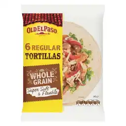 Woolworths Old el paso wholegrain tortillas offer