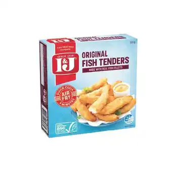 Woolworths I&J Fish Tenders, Fish Pops or Squid Pops 250-320g – From the Freezer offer