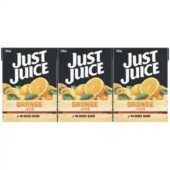 Woolworths Just Juice 6 x 200ml offer