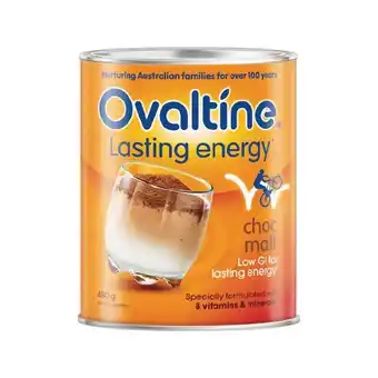 Woolworths Ovaltine Lasting Energy offer