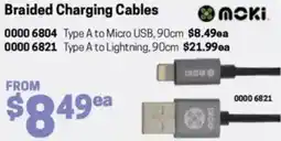 Blackwoods Braided Charging Cables offer