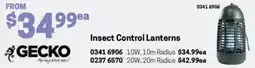 Blackwoods Insect Control Lanterns offer