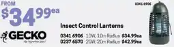 Blackwoods Insect Control Lanterns offer