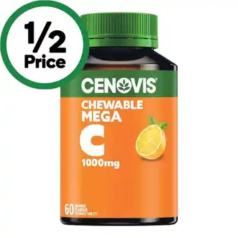 Woolworths Cenovis Chewable Mega C 1000mg Tablets Pk 60‡ offer