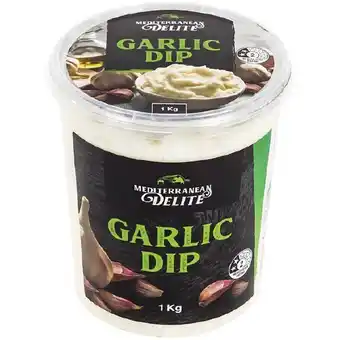 Woolworths Mediterranean Delite Garlic Dip 1 kg – From the Fridge offer