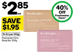 Woolworths Freshwater Farm Body Bar offer