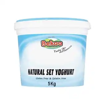 Woolworths Bekaa Natural Set Yoghurt 5 kg – From the Fridge offer