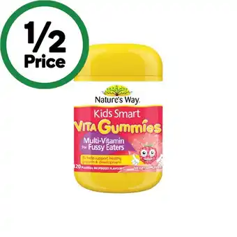 Woolworths Nature’s Way Kids Smart Vita Gummies Multi-Vitamin Pk 120‡ offer