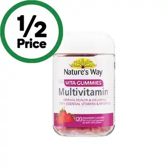 Woolworths Nature’s Way Vita Gummies Multi-Vitamin Pk 120‡ offer