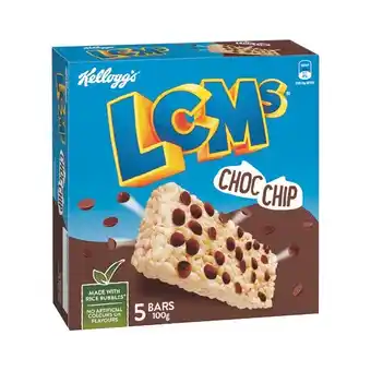 Woolworths Kellogg’s LCMs Bars 100-110g Pk 5 offer