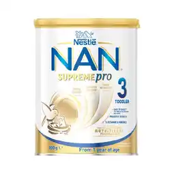 Woolworths Nestle NAN Supreme Pro Stage 3 or 4 Baby Formula offer