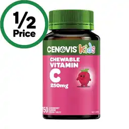 Woolworths Cenovis Kids Chewable Vitamin C 250mg Pk 150 offer