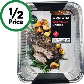 Woolworths Armada Foil Trays Medium offer