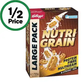 Woolworths Kellogg’s Nutri-Grain 765g offer