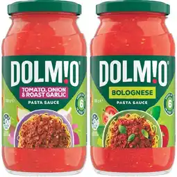 Woolworths Dolmio Extra Pasta Sauce 490-500g offer