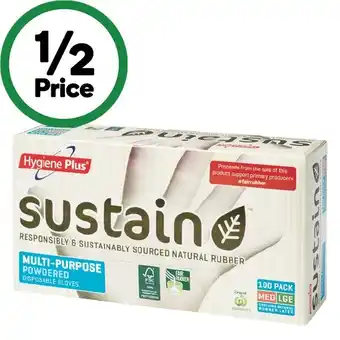 Woolworths Hygiene Plus Compostable Disposable Gloves offer