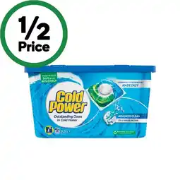 Woolworths Cold Power Laundry Capsules Pk 18 offer