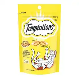 Woolworths Temptations Cat Treats 85g offer