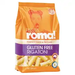 Woolworths Pasta Roma! Gluten Free Pasta 350g offer