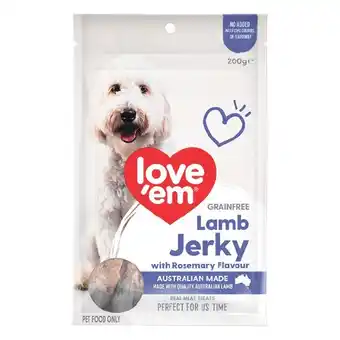 Woolworths Love‘em Jerky Dog Treats offer