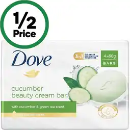 Woolworths Dove Soap Bars 90g Pk 4 offer