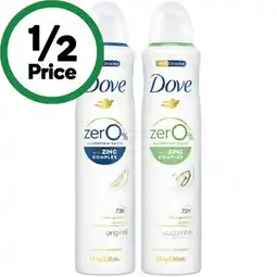 Woolworths Dove Antiperspirant Deodorant 250ml offer