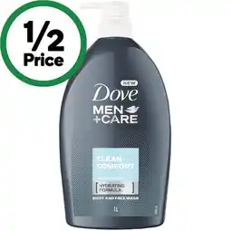 Woolworths Dove Men's Body Wash 1 Litre offer