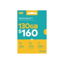 Woolworths Optus $160 Prepaid SIM Starter Kit† offer