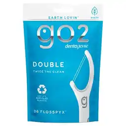 Woolworths Go2 Dentagenie Double Floss Picks Pk 36 offer