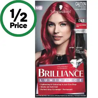 Woolworths Schwarzkopf Brilliance Permanent Hair Colour offer