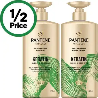 Woolworths Pantene 3 Minute Miracle Shampoo or Conditioner offer